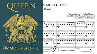 The Show Must Go On - QUEEN for String Quartet - sheet music score - violin viola cello