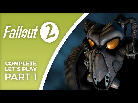 Let's Play Fallout 2 - Episode 1 - Gameplay introduction to the Restoration Project