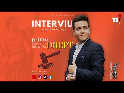 ADMITEREA LA DREPT | Interviu cu primul student intrat la Drept, 2022