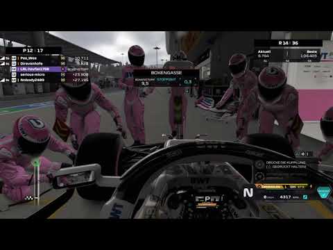 PWF1 League - Österreich GP - notgedrungen eine 3-Stop-Strategie gefahren