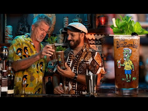 This guy has built over 47 public tiki bars [Ben Zombie]