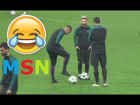 MESSI, NEYMAR & SUAREZ | MOMENTOS DIVERTIDOS | FUNNY MOMENTS