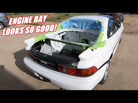 Engine Bay On The Mr2 Came Out Great! Video