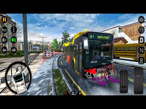 New Bus Unlocked Driving in San Francisco - Bus Simulator 2023 by Ovilex Software Gameplay