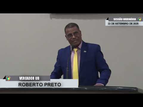 CMBTE - USO DE TRIBUNA PELO VEREADOR ROBERTO PRETO - UB.