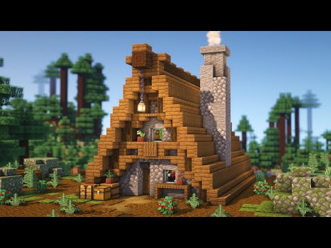 Minecraft | How to build a Cabin | Tutorial
