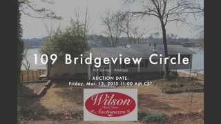 preview picture of video 'Wilson Auctioneers 109 Bridgeview Circle Lake Hamilton AR Auction'