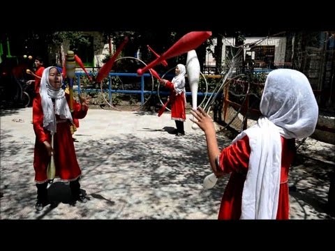 Teenage juggling champs spin for glory in Afghan finals