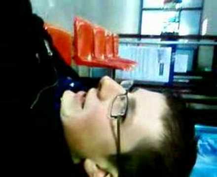 Lenny een beetje zenuwachtig