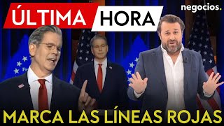 ÚLTIMA HORA | EEUU marca las líneas rojas a Europa. Bessent: "lo peor que pueden hacer es escalar"