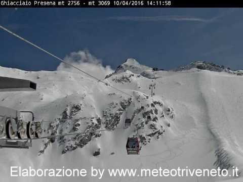 Webcam Ghiacciaio Presena - Inverno 2015-16