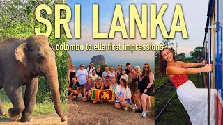 Travel vlog - FIRST TIME IN SRI LANKA! Backpacking Realities & Famous Train Ride!🚂🇱🇰