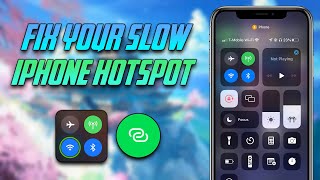 How To Speed Up Your iPhone Hotspot! How To Help/Fix Slow HotSpot On iPhone