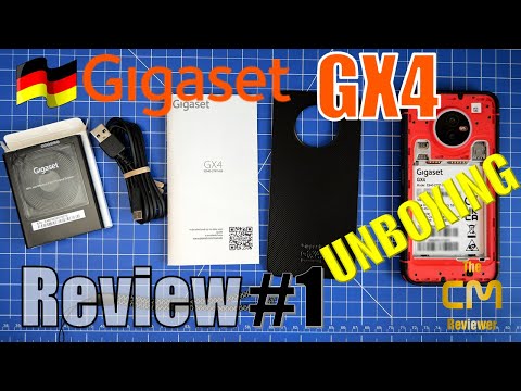 Gigaset GX4 Unboxing - Outdoor Smartphone with exchangeable battery - Made in Germany