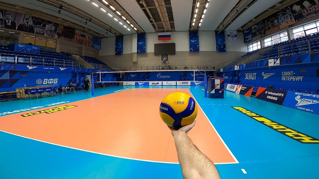 VOLLEYBALL FIRST PERSON TRAINING | ZENIT ST. PETERSBURG | 2021 | OPPOSITE | Viktor Poletaev