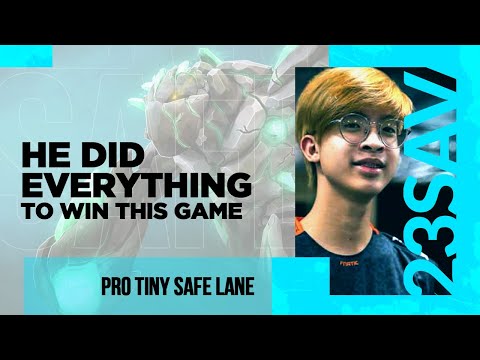 TINY DOTA 2 PRO GAMEPLAY "23SAVAGE" VS "NOTHINGTOSAY" TA PLAYER PERSPECTIVE - 7.31 2022