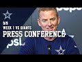 LIVE 9 9 Jason Garrett Press Conference Dallas Cowboys
