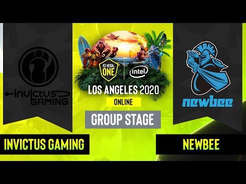 Dota2 - Newbee vs.  Invictus Gaming - Game 1 - Group Stage - CN - ESL One Los Angeles