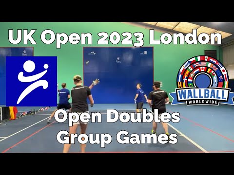 UK Opens Doubles Group Play Games A’s Wallball Worldwide