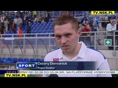 tv.nsk.pl 2014-06-01 Pogoń Siedlce - Siarka Tarnobrzeg 3-1 (0-1) bramki relacja