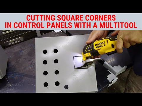 Using an Oscillating Multi-Tool to Cut the Corners on...