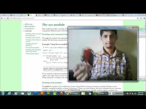 Controlling Mouse Cursor By Tracking Red Objects Using Python Opencv