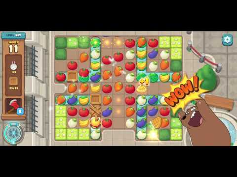 We Bare Bears the Puzzle for Kakao Level 439 - No Boosters