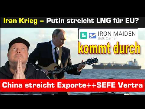 Irankrieg - Putin stoppt Gaslieferungen an EU? Irak kein ÜipelineÖl mehr uvm