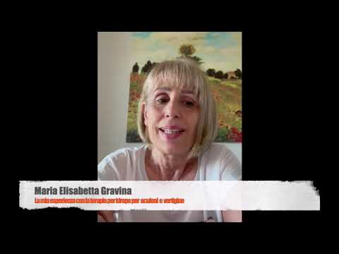 Maria Elisabetta Gravina - la mia esperienza con la terapia per idrope per acufeni (e vertigine)
