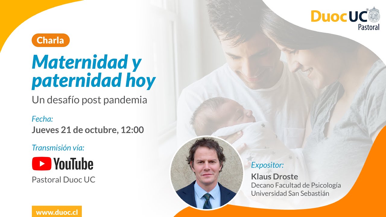 Charla: Maternidad y Paternidad hoy, por Klaus Droste