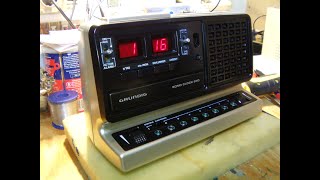 Grundig Sonoclock 650-SM Clockradio Repair Restoration part 1 of 1