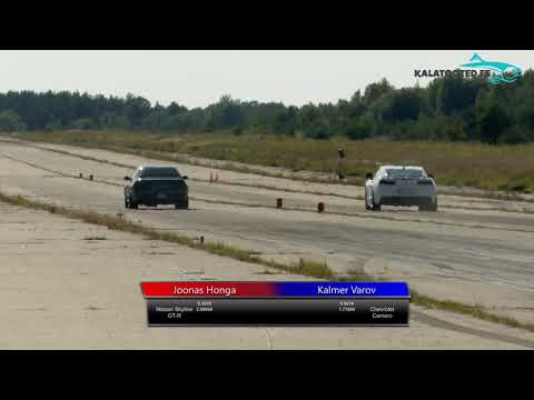 Joonas Honga - Nissan Skyline GT-R vs Kalmer Varov - Chevrolet Camaro. Dragrace @ EDRA nationals2019