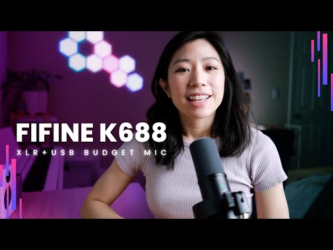 Fifine K688 XLR+USB Mic: Get professional sound without breaking the bank with this versatile mic
