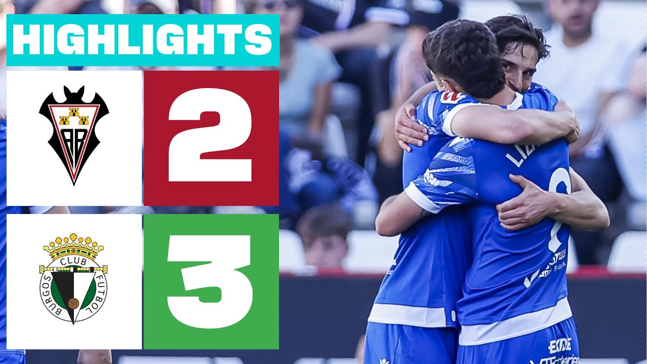 Albacete Balompié vs Burgos Club de Fútbol Highlights
