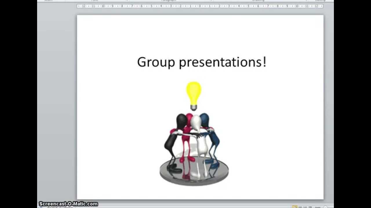 PYB000 Group presentation marking sheet