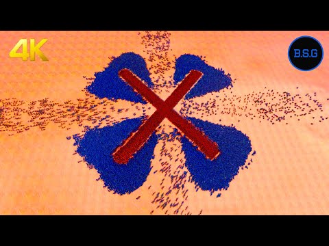 2,000 Spartans X Line vs 13,500 Medieval ARMY - Ultimate Epic Battle Simulator UEBS 4K Video