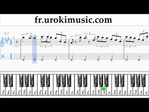 Cours de Piano (main droite) Fall Out Boy - Heaven's Gate Tuto Partitions um-ih829