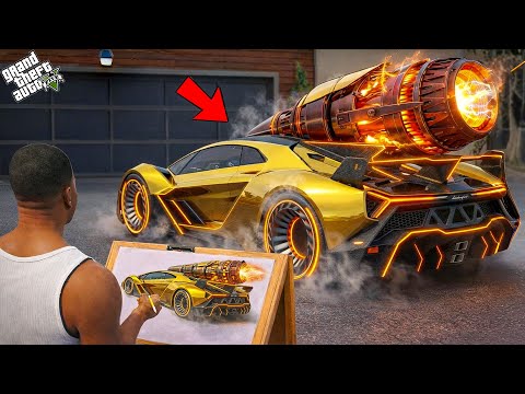 GTA 5 : Franklin And Shinchan Finds The Booster Car With The Help Of Using Magical Painting In GTA 5