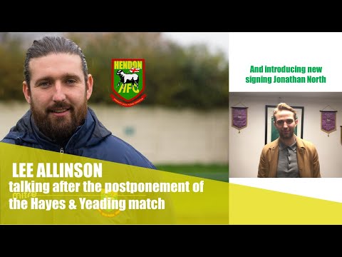 Lee Allinson and new signing Jonathan North