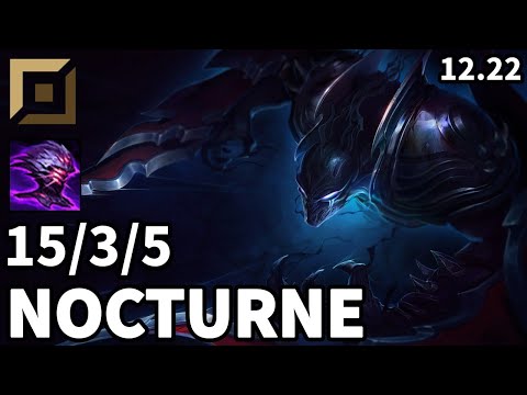 Nocturne Top vs Olaf - KR Master | Patch 12.22