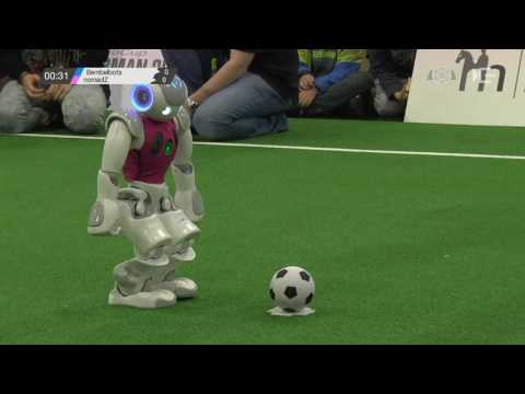 SPL: Bembelbots – nomadZ (Group B Penalty Shootout) [RoboCup German Open 2017]