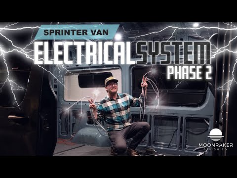 Sprinter Van Electrical System Phase II - 120VAC Circuits & More 12VDC Wires