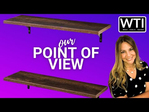 SUPERJARE Wall Mounted Floating Shelves - WTI product video review