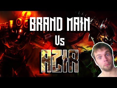 Road to Diamond Brand vs Azir - Season 8 gameplay
