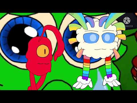 Prismatic Furcorn and Whiz-bang travel some islands. (My Singing Monsters Animation)