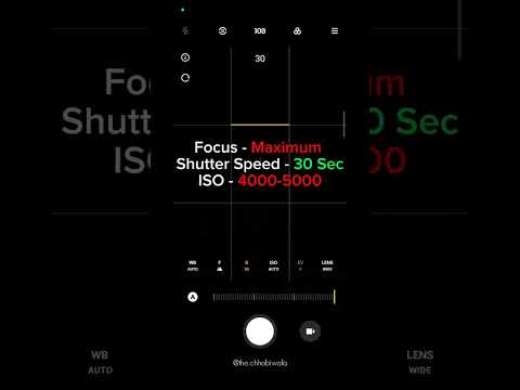 Star Photography Tutorial | Redmi Note 10 Pro Max | Pro Mode | 108 mp Camera | #redminote10promax