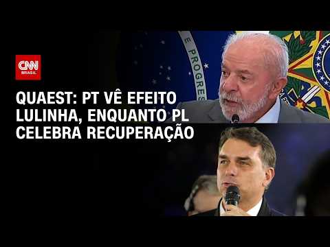 Quaest: PT vê efeito Lulinha em pesquisa, enquanto PL celebra recuperação | CNN PRIME TIME