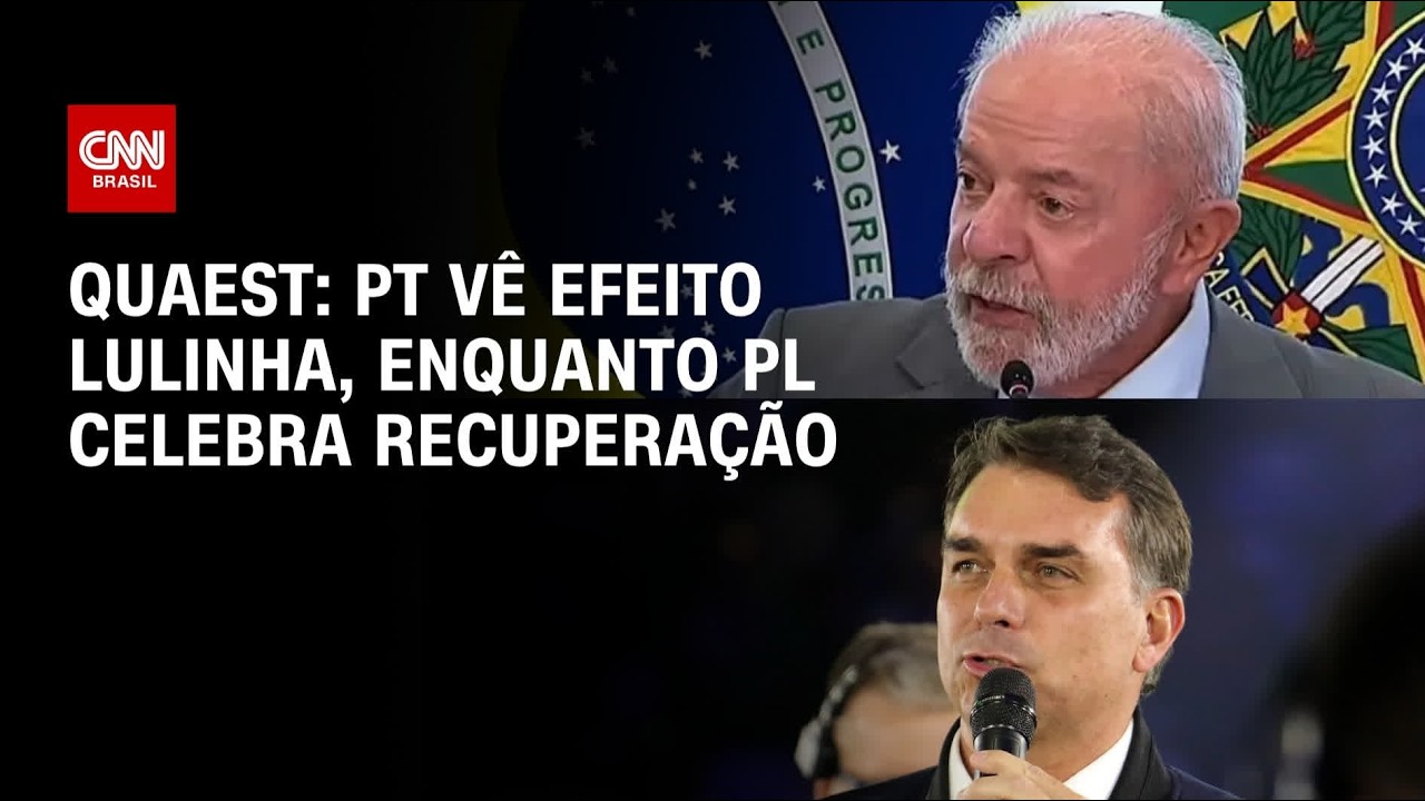Quaest: PT vê efeito Lulinha em pesquisa, enquanto PL celebra recuperação | CNN PRIME TIME