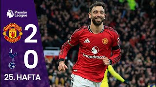 Manchester United (2-0) Tottenham | 25. Hafta MAÇ ÖZETİ | Premier League - 2025/26