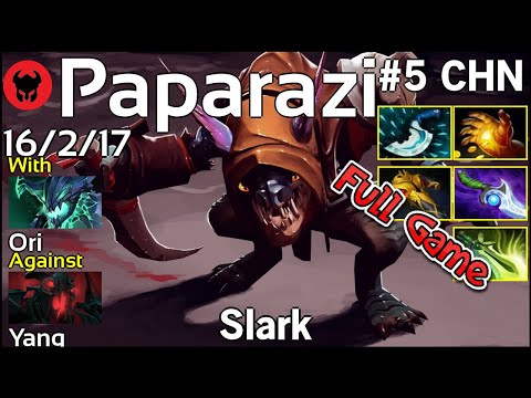 Paparazi plays Slark!!! Dota 2 Full Game 7.21